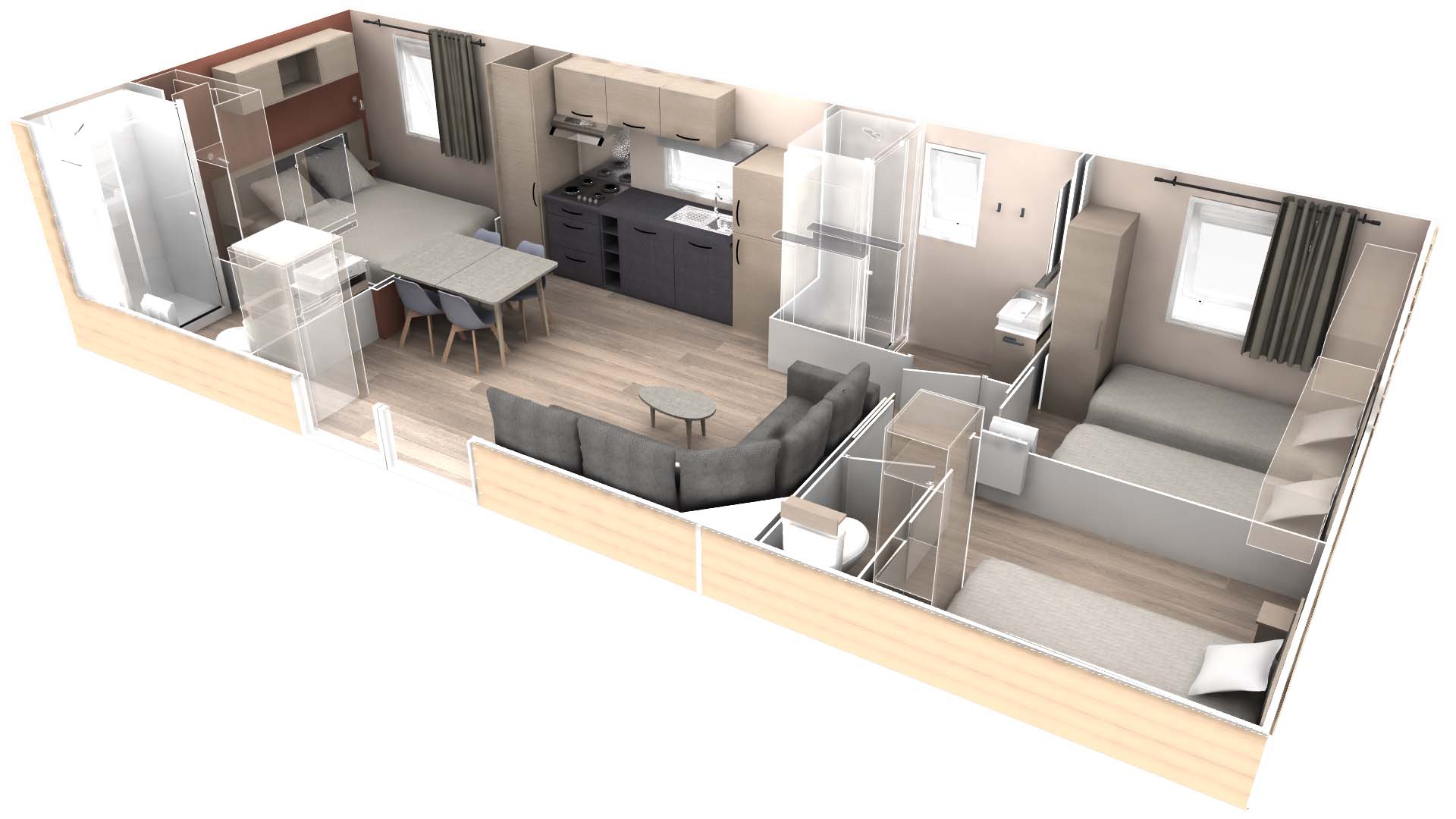 residences trigano-inspiration-3chambres-2sdb-plan-3D residences trigano-inspiration-3chambres-2sdb-plan-3D